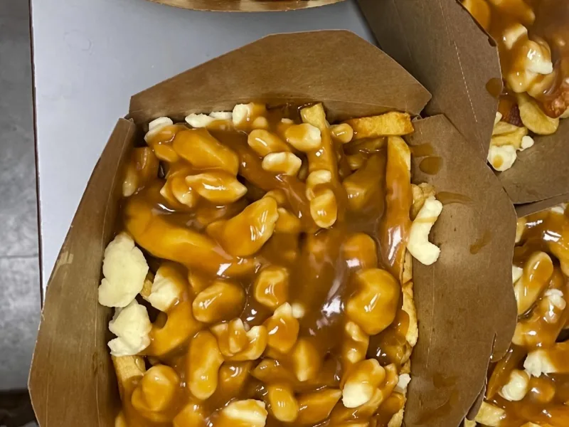 Poutine at Golden Fish & Chips Hamilton