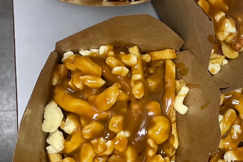 Poutine with fries, cheese curds and gravy at Golden Fish & Chips in Hamilton